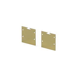 Комплект заглушек (для профиля 35x35) 2 шт., ALM-3535BT-BR-EC 642039
