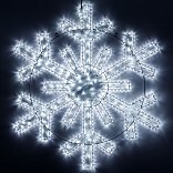 Фигура светодиодная ARD-SNOWFLAKE-M11-1250x1200-604LED White (230V, 36.5W) (Ardecoled, IP65, 1 год)