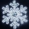 Фигура светодиодная ARD-SNOWFLAKE-M11-1250x1200-604LED White (230V, 36.5W) (Ardecoled, IP65, 1 год)