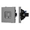 Механизм компьютерной розетки SCT-TENDO-MPC1-PL-GR (RJ-45, CAT6) (Arlight, Графитовый)