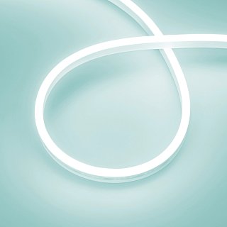 Лента герметичная AURORA-PS-A120-12x6mm 24V Azure (10 W/m, IP65, 2835, 5m) (Arlight, Силикон, 2 года)