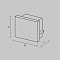 Комплект заглушек (для профиля 16x12) 10 шт., ALM-005-B-EC 642022