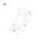 Корпус SP-POLO-SURFACE-FLAP-R85 (BK, 1-3, 350mA) (Arlight, IP20 Металл, 3 года)