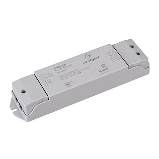 Диммер SMART-D32-DIM (12-36V, 12A, 0/1-10V) (Arlight, IP20 Пластик, 5 лет)