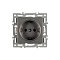 Механизм электрической розетки SCT-MEU1-PL-GR (250V, 16A) (Arlight, -)