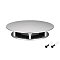 Крепление MOONLIGHT-BASE-ROUND-D25-M Silver (Arlight, Металл)
