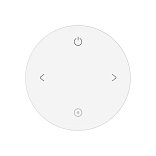 INTELLIGENT ARLIGHT Пульт SMART-801-22-1G-DIM White (3V, Magnet, 2.4G) (IARL, IP20 Пластик, 5 лет)