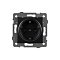 Механизм электрической розетки SCT-MEU1-PL-BK-V (250V, 16A) (Arlight, -)