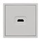 Механизм HDMI розетки SCT-NOBE-MHD1-SFPL-IS (Arlight, Никель)