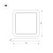 Светильник CL-FIOKK-S300x300-25W Day4000-MIX (WH, 120 deg, 230V) (Arlight, IP44 Пластик, 3 года)
