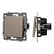 Механизм выключателя двухклавишный проходной SWT-MKP2-PL-GD-V (250V, 10A) (Arlight, -)