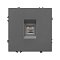 Механизм телефонной розетки SCT-NOBE-MTL1-SFPL-GR (RJ-11, 4C) (Arlight, Серый базальт)