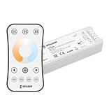 INTELLIGENT ARLIGHT Диммер SMART-SET-PWM-102-72-MIX-SUF White (12-24V, 2x5A, ПДУ RING 10кн, 2.4G) (IARL, Контроллер)