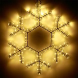 Фигура cветодиодная ARD-SNOWFLAKE-M7-450x375-108LED Warm (230V, 6.5W) (Ardecoled, IP65, 1 год)