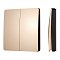 INTELLIGENT ARLIGHT Кнопочная панель KINETIC-801-22-2G-WP-SUF Gold (No battery, IP67, 433Mhz) (IARL, IP67 Пластик, 3 года)