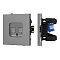 Механизм компьютерной розетки двойной SCT-TENDO-MPC2-PL-GR (RJ-45, CAT6) (Arlight, Графитовый)