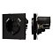 Механизм розетки с USB зарядкой SCT-TENDO-MUAA-PL-BK (230V, 16A) (Arlight, Черный)