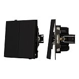 Механизм выключателя управления шторами SWT-TENDO-MKR2-SFPL-BK (230V, 10A) (Arlight, Матовый черный)