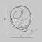 Настенный светильник (бра) Лунар / Lunare 3000К 5Вт