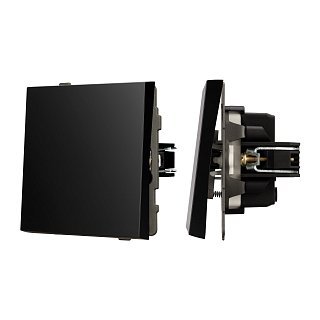 Механизм звонкового выключателя SWT-TENDO-MKR1-PL-BK (230V, 10A) (Arlight, Черный)