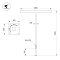 Опора-светильник OXOR-STER-T-2000x100x100-L3000-100W Warm3000 (BK, 230V) IP65 (Arlight, -)