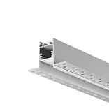 Алюминиевый профиль встраиваемый скрытого монтажа 65x42 (Серебро, 2 м), ALM-6542-S-2M 636012