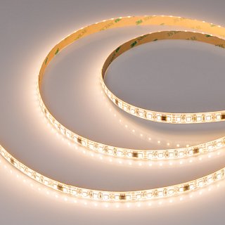 Светодиодная лента герметичная SPI-SE-A120-10mm 24V Warm2700-PX6-BPT (11 W/m, IP65, 2835, 5m) (Arlight, бегущий огонь)