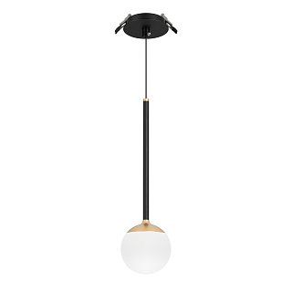 Светильник SP-BEADS-HANG-BUILT-T-R100-8W Warm3000 (BK-GD, 180 deg, 230V) (Arlight, IP20 Металл, 5 лет)