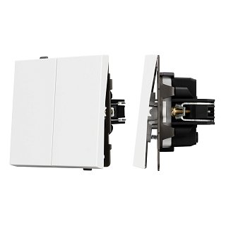 Механизм выключателя управления шторами SWT-TENDO-MKR2-PL-WH (230V, 10A) (Arlight, Белый)