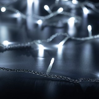 Светодиодная гирлянда ARD-STRING-HOME-5000-CLEAR-50LED-STD WHITE (230V, 3.5W) (Ardecoled, IP20, 1 год)