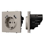 Механизм розетки с USB зарядкой SCT-NOBE-MUAA-SFPL-CA (230V, 16A) (Arlight, Кашемир)