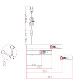 Настольный светильник FR5109TL-03G Матч / Match G9x3