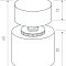 Диммер SR-NAVE-R24-2CH-BK (12-24V, 96-192W, DIM-CCT) (Arlight, IP65 Пластик, 2 года)