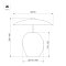 Светильник SP-UMANI-TAB-S25x34-6W Warm2700 (BK, 90 deg, 230V) (Arlight, IP20 Натуральный камень, 5 лет)