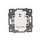 Механизм USB розетки SCT-MUAC-PL-BK-V (5V, 3A, QC4) (Arlight, -)