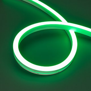 Гибкий неон ARL-MOONLIGHT-1712-SIDE 24V Green (Arlight, Вывод боковой, 3 года)