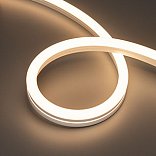 Лента герметичная MOONLIGHT-PRO-SIDE-X320-12x24mm 48V Warm3000 (10 W/m, IP67, 30m, wire x2) (Arlight, Вывод боковой, 7 лет)