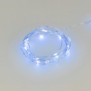 Светодиодная гирлянда ARD-DEW-HOME-2000-CLEAR-20LED-STD Blue (1.5V, Battery Pack, Cork) (Ardecoled, IP20)