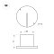 Светильник LT-TIE-R120-3W Warm3000 (WH, 25x45 deg, 230V) (Arlight, IP65 Бетон, 3 года)