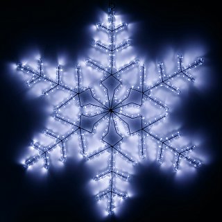 Фигура светодиодная ARD-SNOWFLAKE-M3-920x920-432LED White (230V, 27W) (Ardecoled, IP65, 1 год)