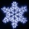 Фигура светодиодная ARD-SNOWFLAKE-M3-920x920-432LED White (230V, 27W) (Ardecoled, IP65, 1 год)