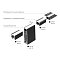 Профиль SL-LINE-25100-DUAL-2500 BLACK (Arlight, Алюминий)