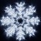 Фигура светодиодная ARD-SNOWFLAKE-M8-950x950-540LED White (230V, 33W) (Ardecoled, IP65, 1 год)