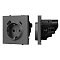 Механизм розетки с USB зарядкой SCT-NOBE-MUAC-SFPL-GR (230V, 16A) (Arlight, Серый базальт)
