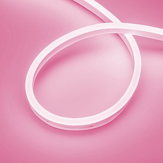 Лента герметичная AURORA-PS-A120-16x8mm 24V Pink (10 W/m, IP65, 2835, 5m) (Arlight, Силикон, 2 года)