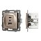 Механизм USB розетки SCT-MUAC-PL-GD-V (5V, 3A, QC4) (Arlight, -)