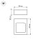 Светильник LGD-Wall-Frame-2B-5W Warm White (Arlight, IP54 Металл, 1 год)