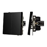 Механизм выключателя управления шторами SWT-TENDO-MKR2-PL-BK (230V, 10A) (Arlight, Черный)