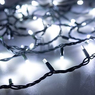 Светодиодная гирлянда ARD-STRING-PRO-1000-GREEN-100LED-PULSE White (230V, 7W) (Ardecoled, IP65, 2 года)