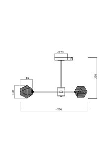 Люстра FR5328CL-06B Флористический / Floristic G9x6